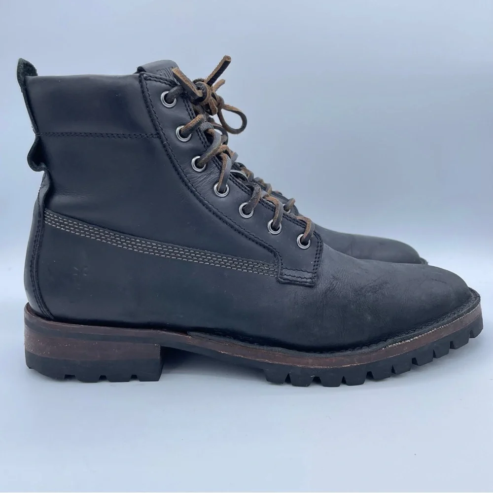 Frye Men’s Mid-Calf Boots Black 9 - Picture 1 of 16